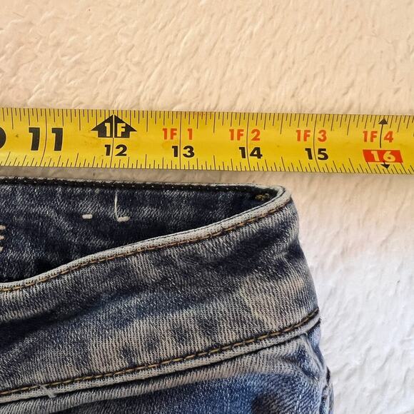 American Eagle Jeans Mens Slim 29x30 Next Level Flex Denim Skinny Distressed - Picture 8 of 9